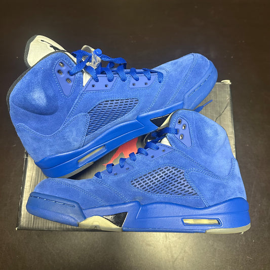 Jordan 5 Retro Blue Suede (Pre-Owned) (10)