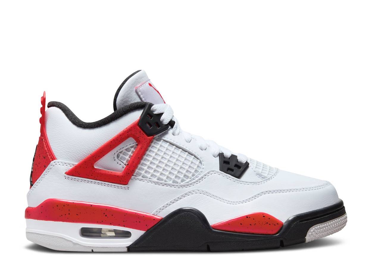 Jordan 4 Retro Red Cement (GS) (Pre-Owned) Size 6Y