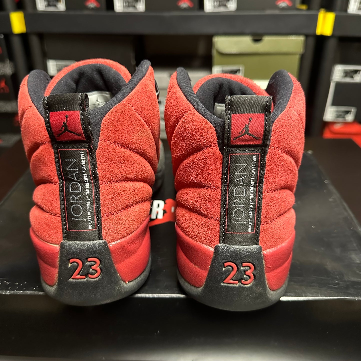 Jordan 12 Retro Reverse Flu Game (Pre-Owned) (9.5) *REPLACEMENT BOX*