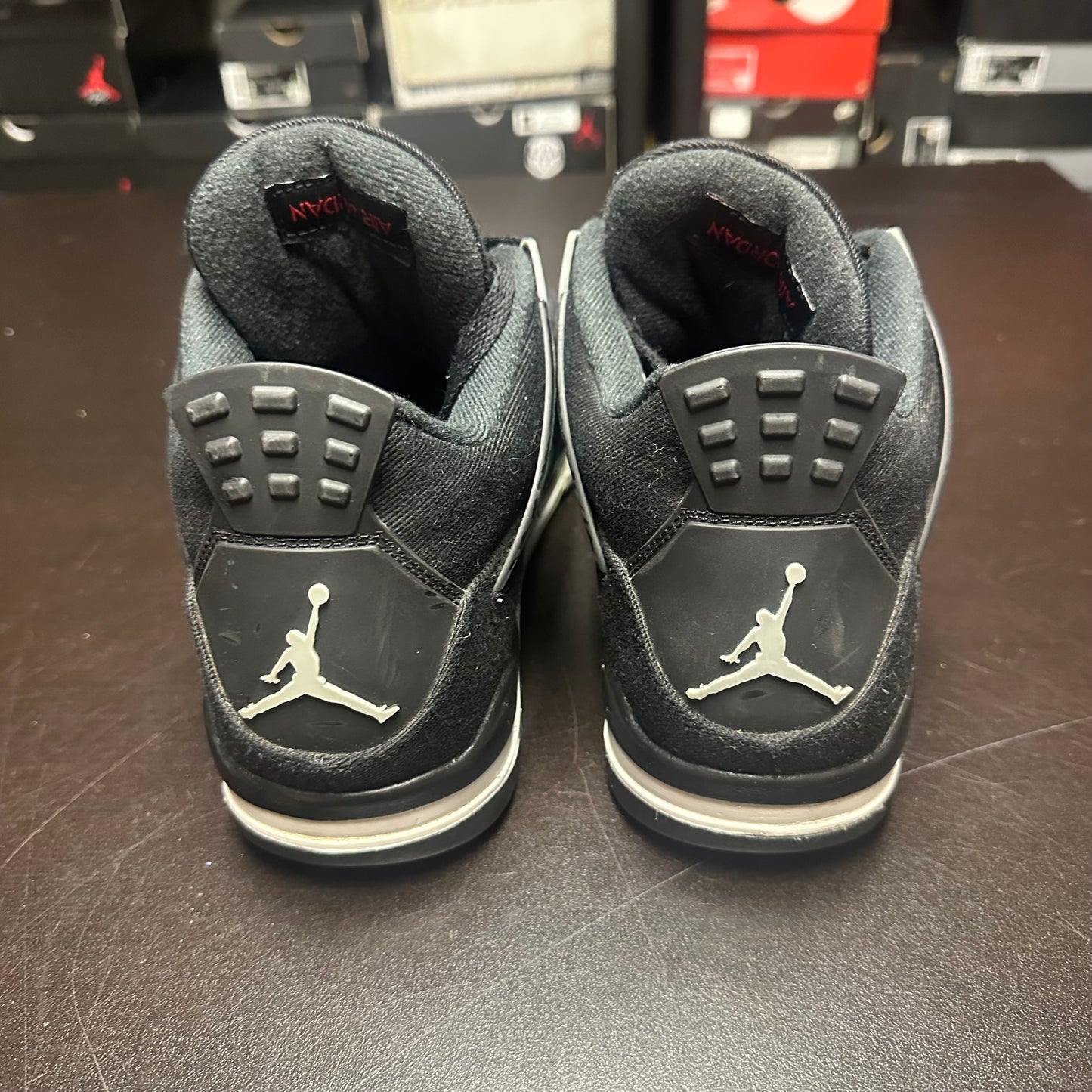 Jordan 4 Retro Black Canvas (Pre-Owned) (11) *NO BOX*