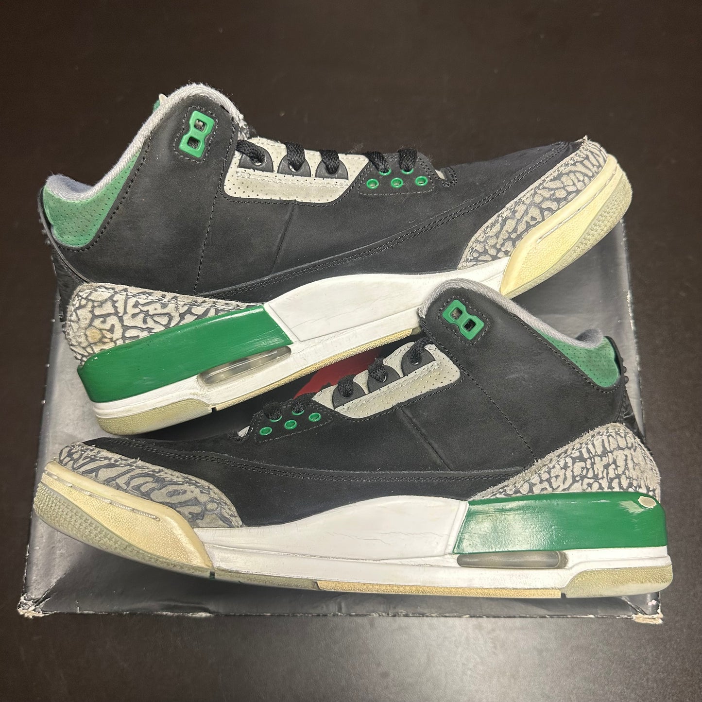 Jordan 3 Retro Pine Green (Pre-Owned) (9.5) *REPLACEMENT BOX*