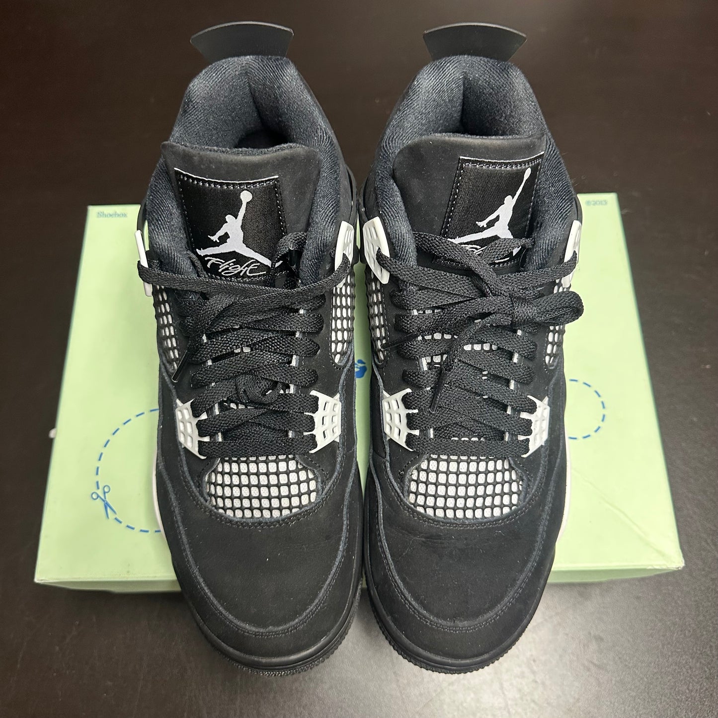Jordan 4 Retro White Thunder (Pre-Owned) (10) *REPLACEMENT BOX*