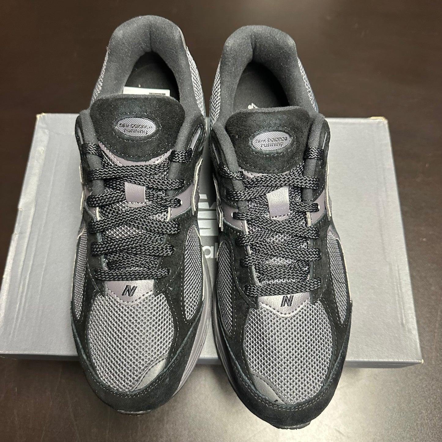New Balance 2002R Black Dark Grey