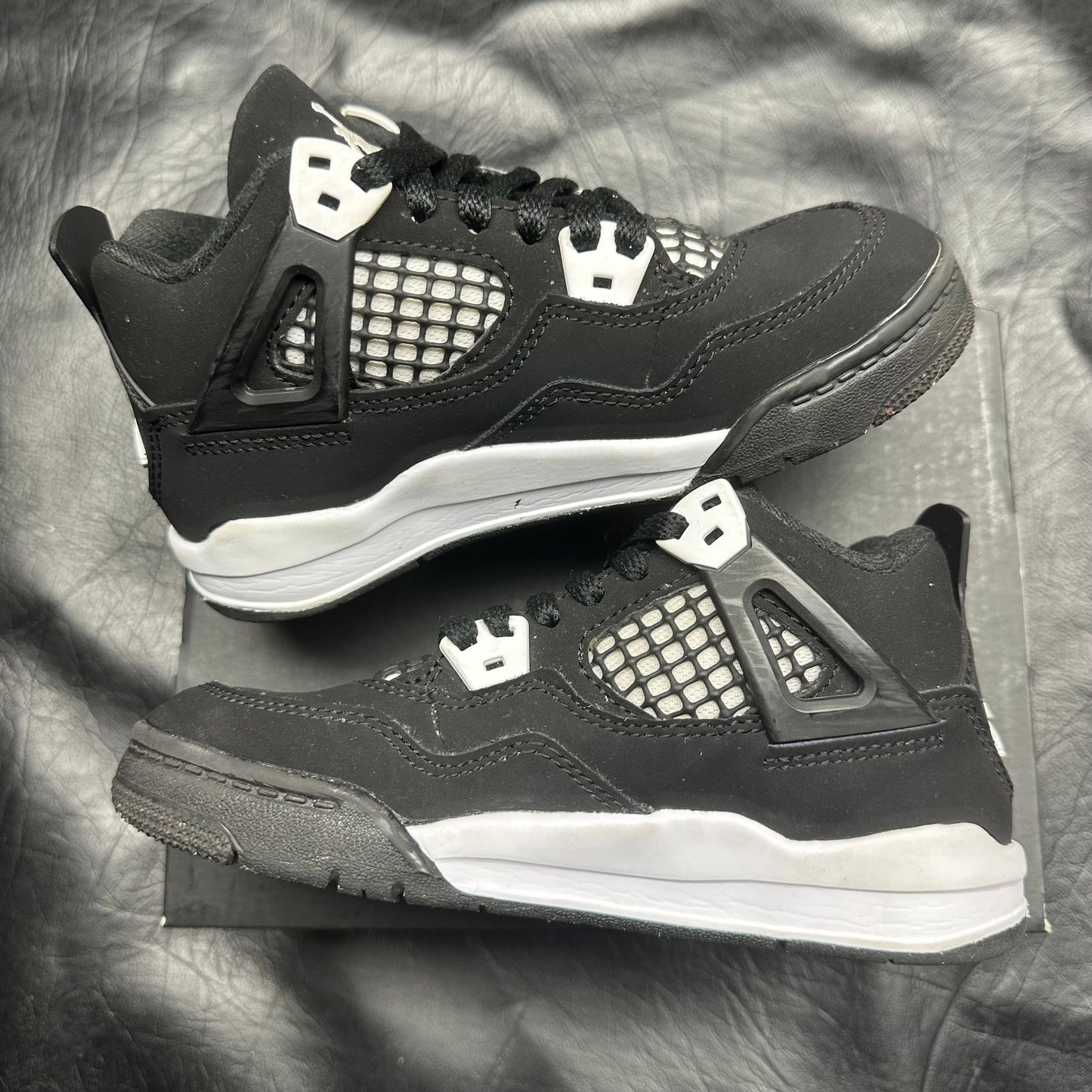 Jordan 4 Retro White Thunder (Preschool) (Pre-Owned) (11C)