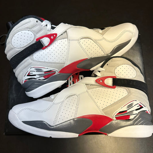 Jordan 8 Retro White True Red
