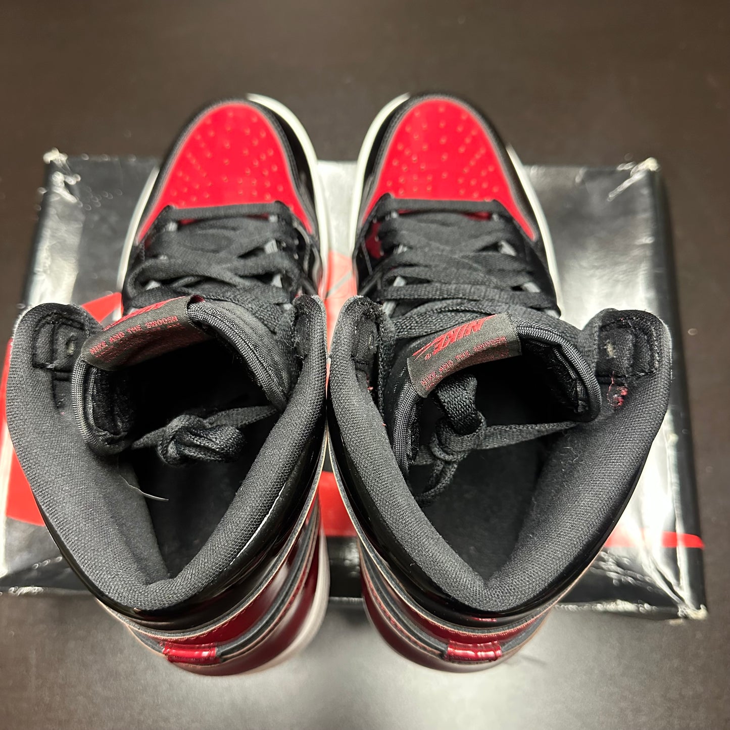 Jordan 1 Retro High Patent Bred (Pre-Owned) (10)
