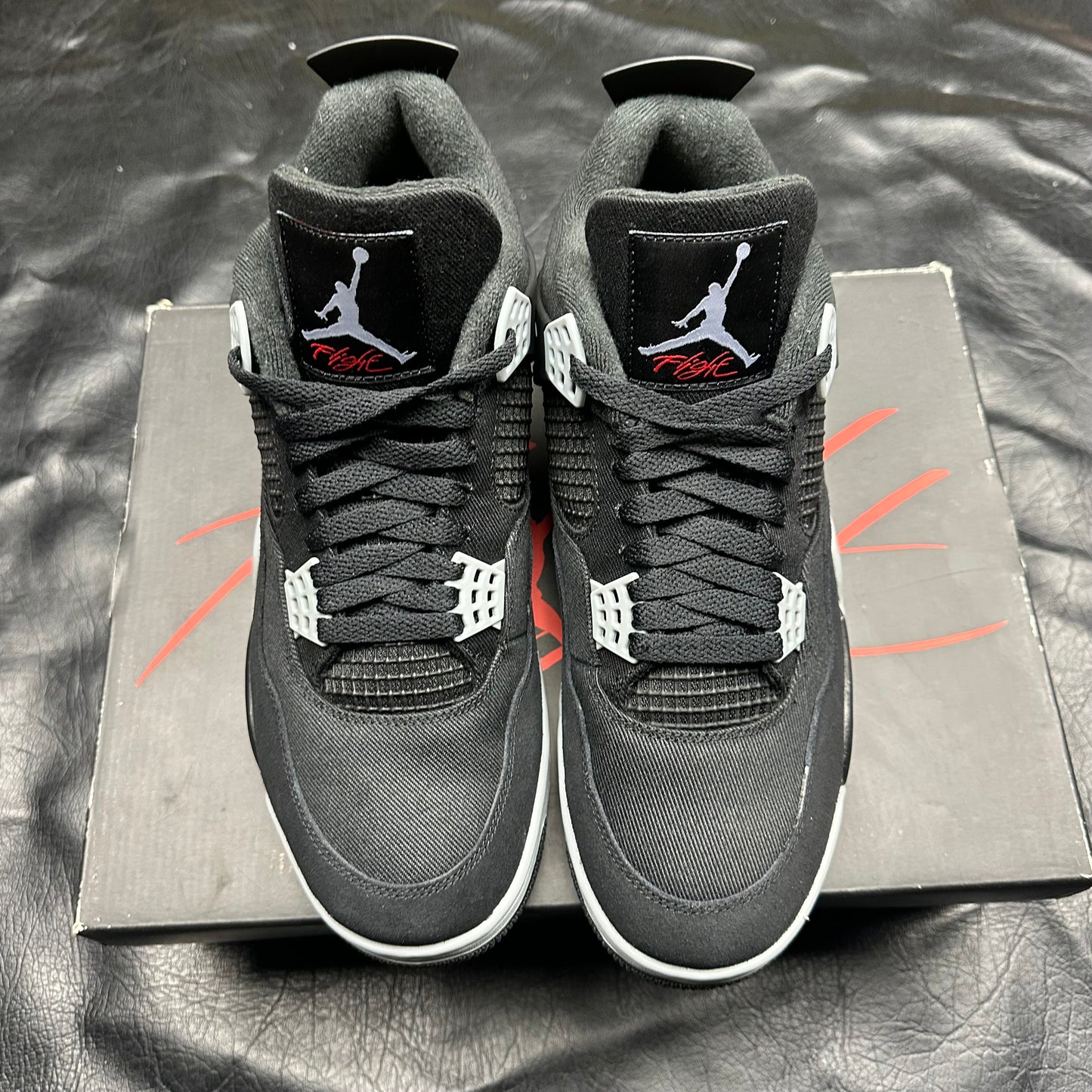 Jordan 4 Retro Black Canvas (Tried On) (11.5)
