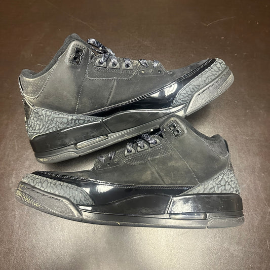 Jordan 3 Retro Black Cat (Pre-Owned) (11.5) *NO BOX*