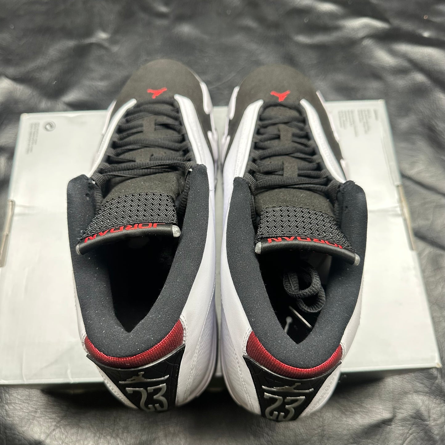 Jordan 14 Retro Black Toe *NO BOX LID*
