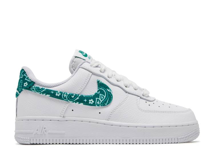 Nike Air Force 1 Green Paisley