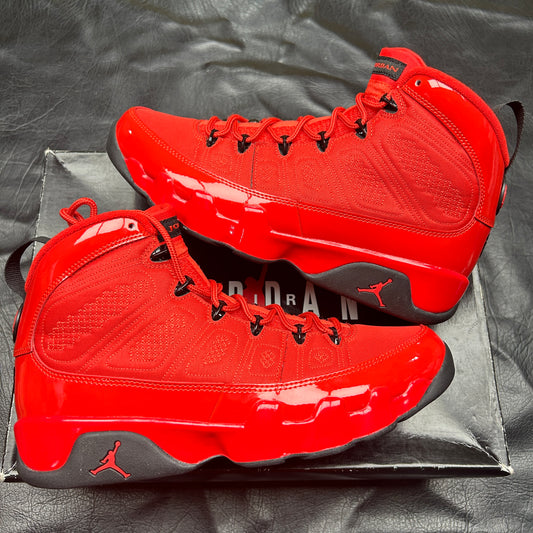 Jordan 9 Retro Chile Red (Tried On) (10.5)