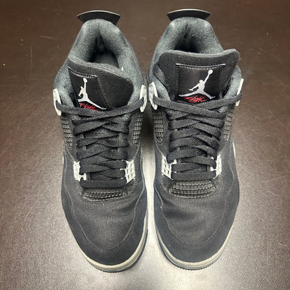 Jordan 4 Retro Black Canvas (Pre-Owned) (11) *NO BOX*