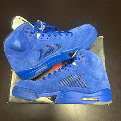 Jordan 5 Retro Blue Suede (Pre-Owned) (10)