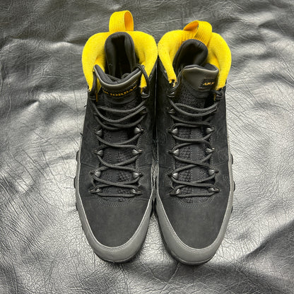 Jordan 9 Retro Dark Charcoal University Gold (Pre-Owned) Size 11