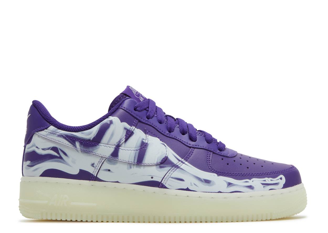 Nike Air Force 1 Low Purple Skeleton (Pre-Owned) Size 9