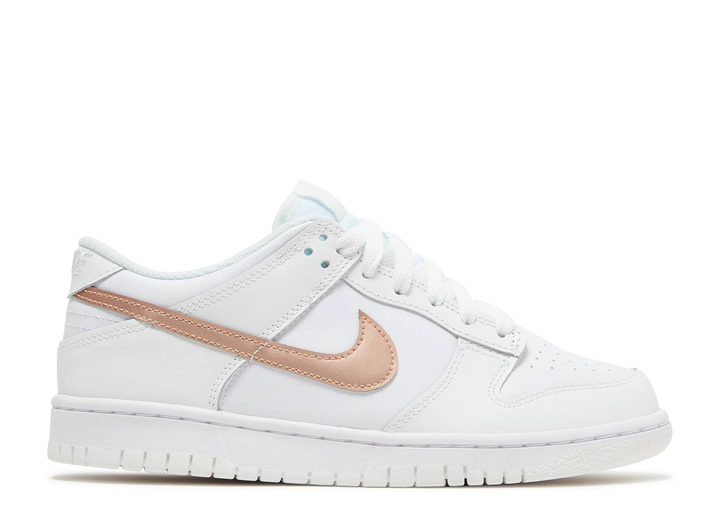 Nike Dunk Low White Metallic Bronze