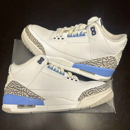 Jordan 3 Retro UNC (Pre-Owned) (8) *REPLACEMENT BOX*