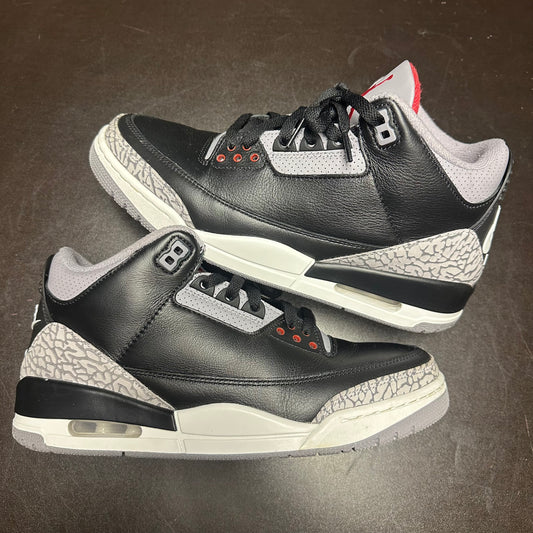 Jordan 3 Retro Black Cement (Pre-Owned) (9) *NO BOX*