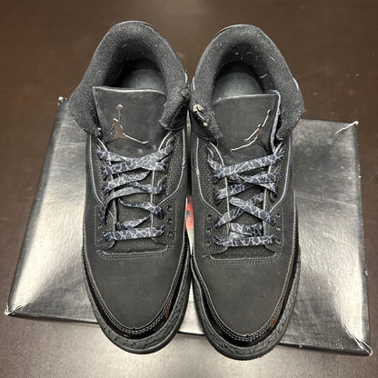 Jordan 3 Retro Black Cat (Pre-Owned) (9) *REPLACEMENT LID*