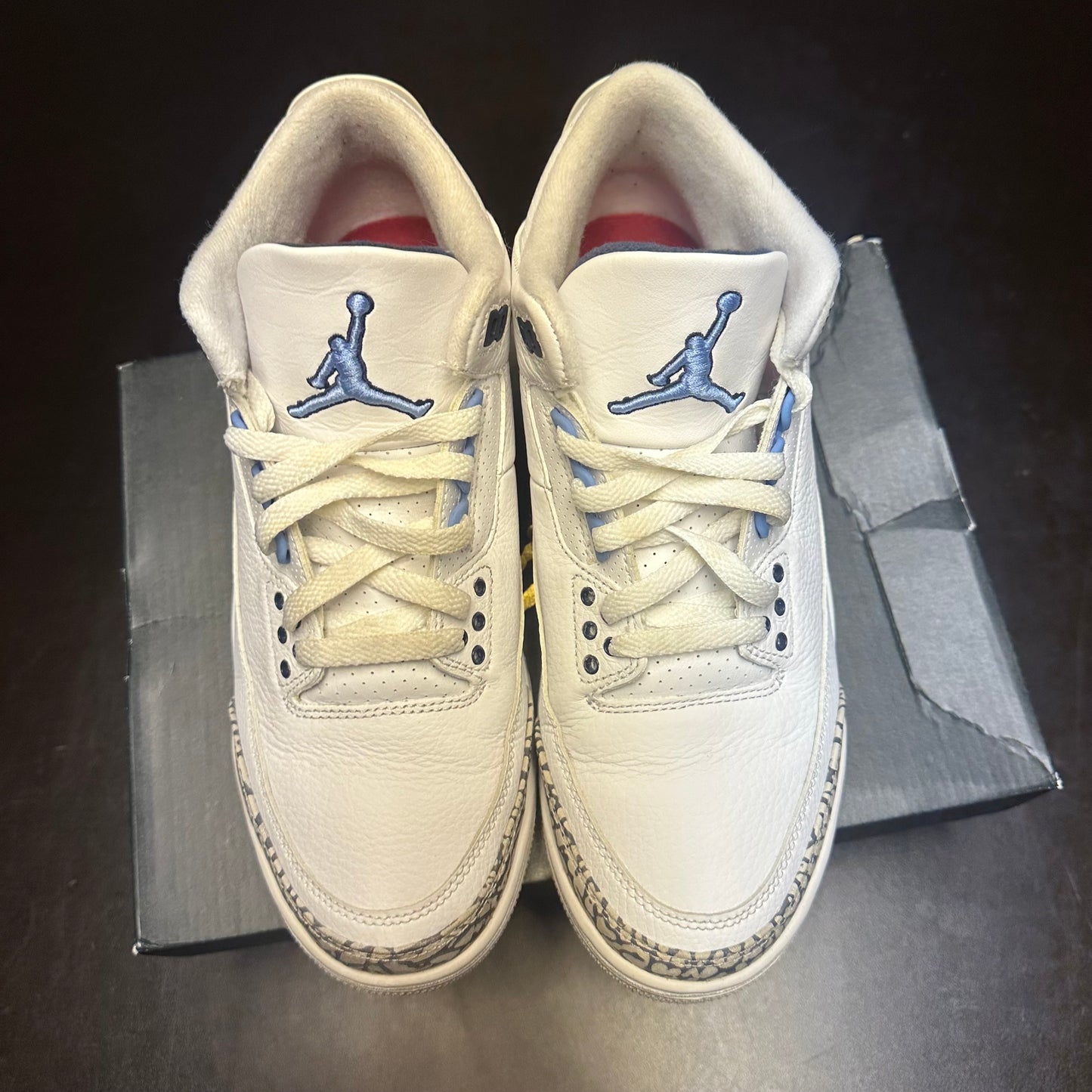 Jordan 3 Retro UNC (Pre-Owned) (8) *REPLACEMENT BOX*