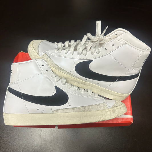 Nike Blazer Mid 77 White Black (Pre-Owned) (11) *REPLACEMENT BOX*