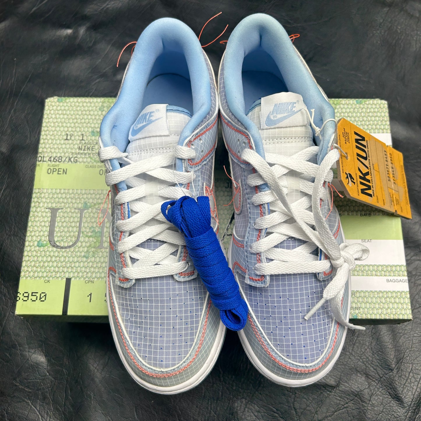 Nike Dunk Low Union LA Passport Argon (Yellowing) (7.5)