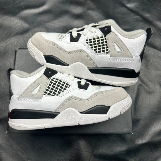 Jordan 4 Retro Military Black (Toddler)