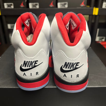 Jordan 5 Retro Fire Red Black Tongue