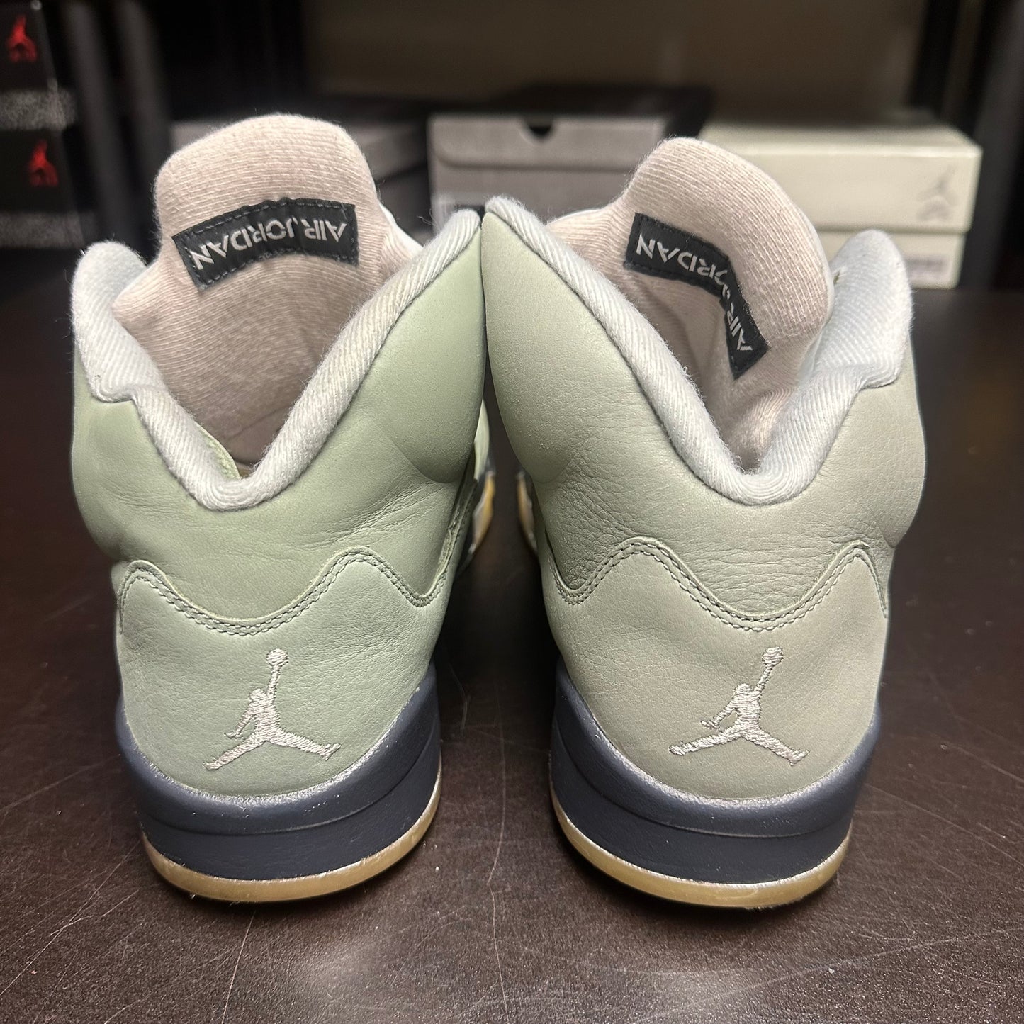 Jordan 5 Retro Jade Horizon (Pre-Owned) (9) *NO BOX*