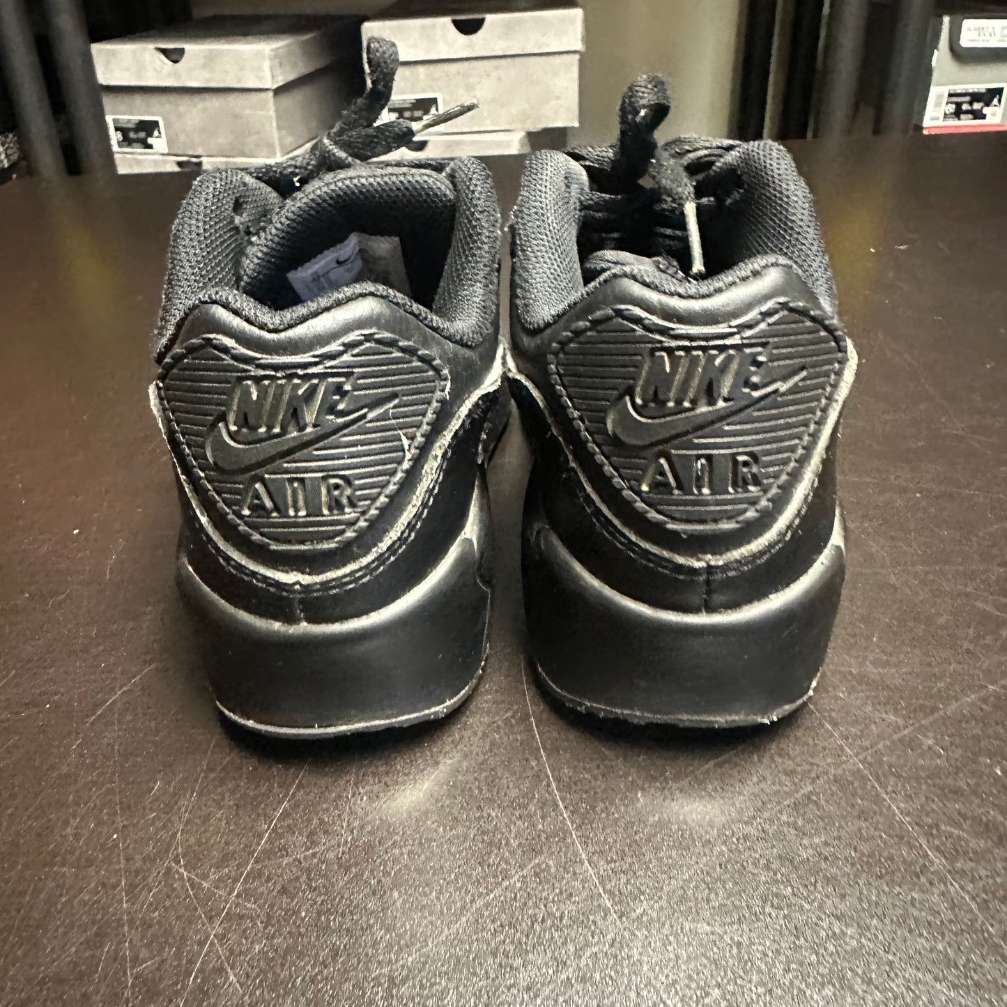 Nike Air Max 90 Triple Black (Pre-Owned) (4Y) *NO BOX*