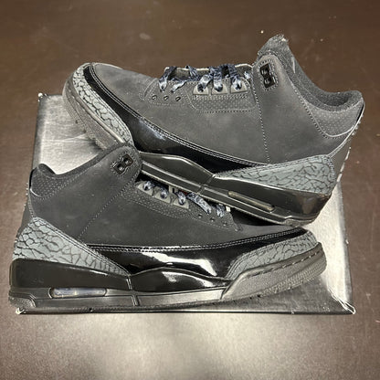 Jordan 3 Retro Black Cat (Pre-Owned) (9) *REPLACEMENT LID*