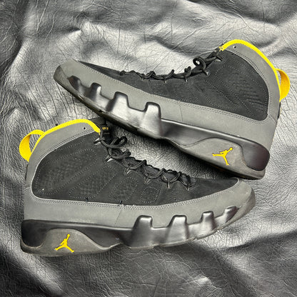 Jordan 9 Retro Dark Charcoal University Gold (Pre-Owned) Size 11