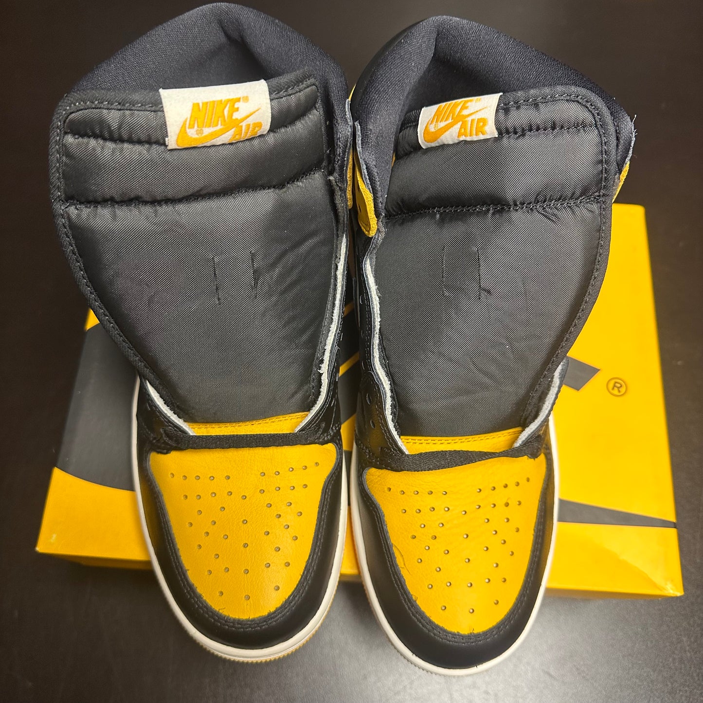 Jordan 1 Retro High Yellow Toe (Like New) (9)