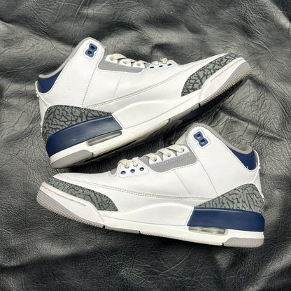 Jordan 3 Retro Midnight Navy (Pre-Owned) Size 9