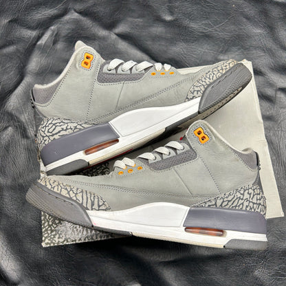 Jordan 3 Retro Cool Grey (2021) (Pre-Owned) Size 9.5