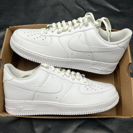 Nike Air Force 1 Triple White (12.5) NO BOX LID