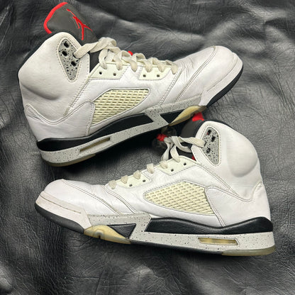 Jordan 5 Retro White Cement (Pre-Owned) (11.5) *NO BOX*