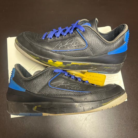 Jordan 2 Retro Low Off-White Black Blue (Pre-Owned) (10)