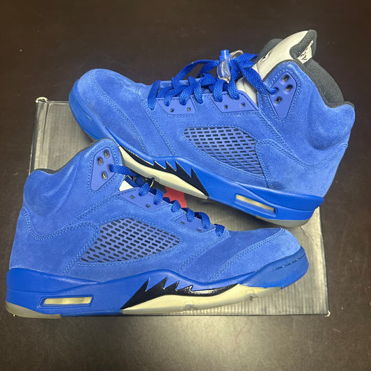 Jordan 5 Retro Blue Suede (Pre-Owned) (10)