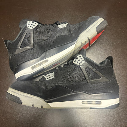 Jordan 4 Retro Black Canvas (Pre-Owned) (11) *NO BOX*