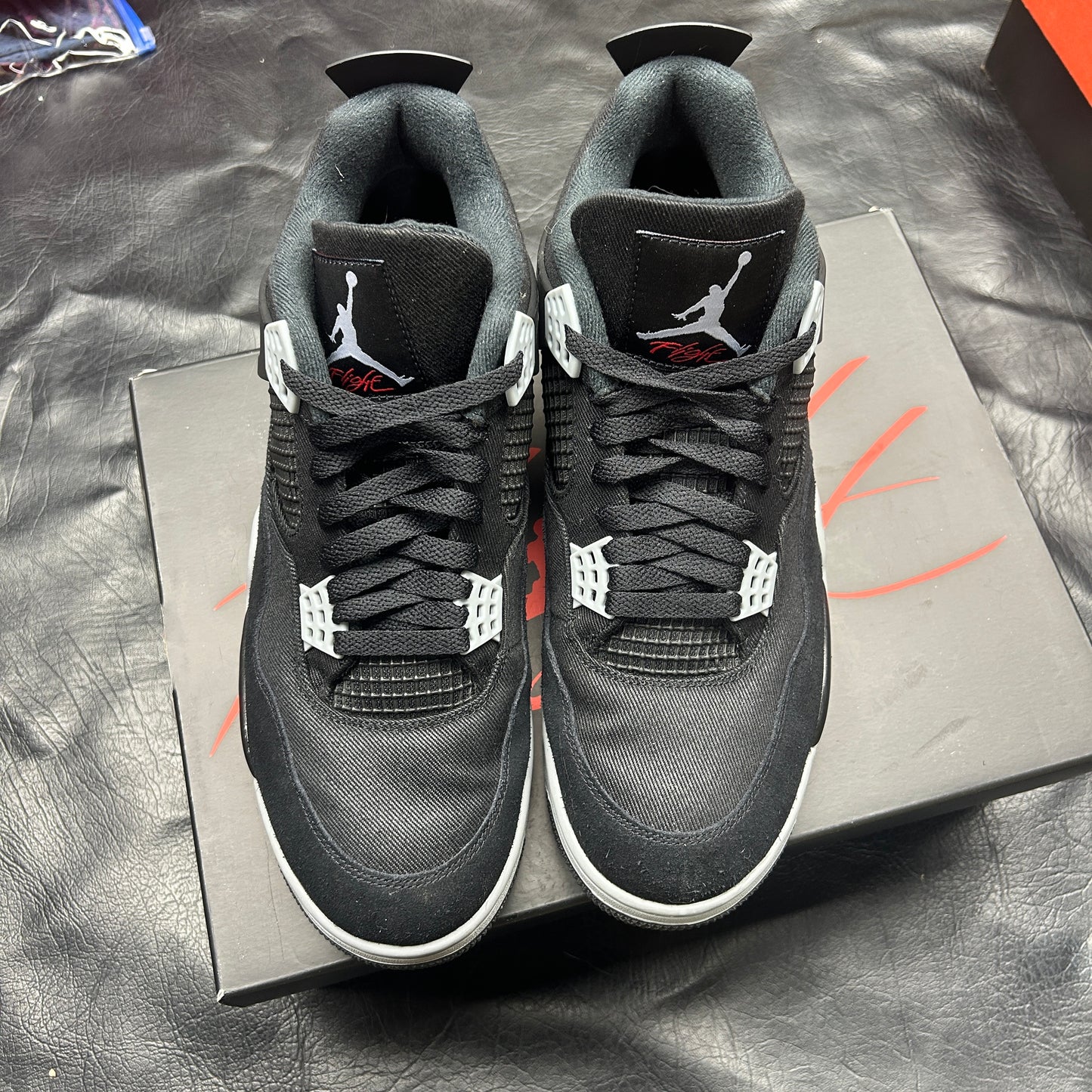 Jordan 4 Retro Black Canvas (Pre-Owned) Size 12.5