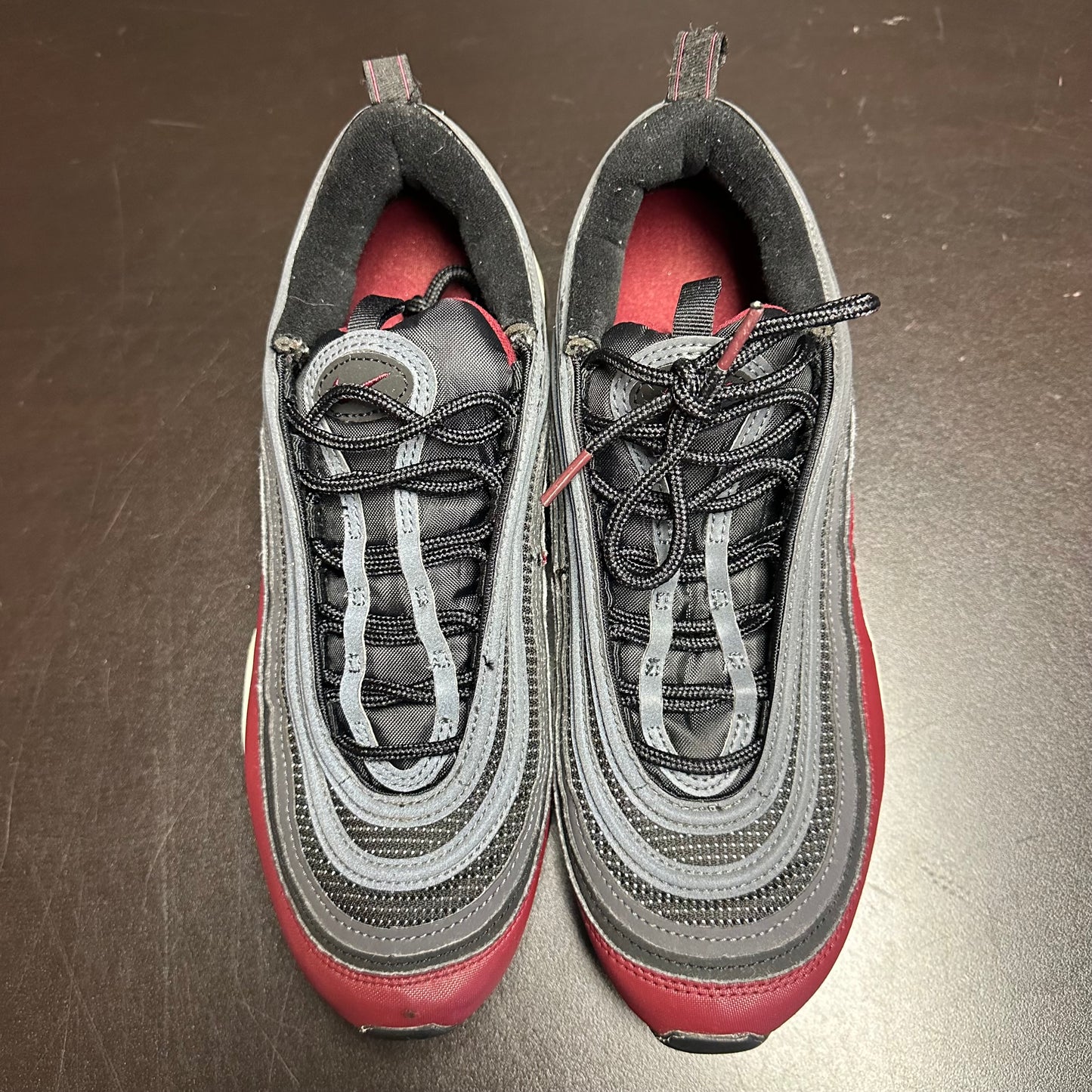 Nike Air Max 97 Black Team Red (Pre-Owned) (9) *NO BOX*
