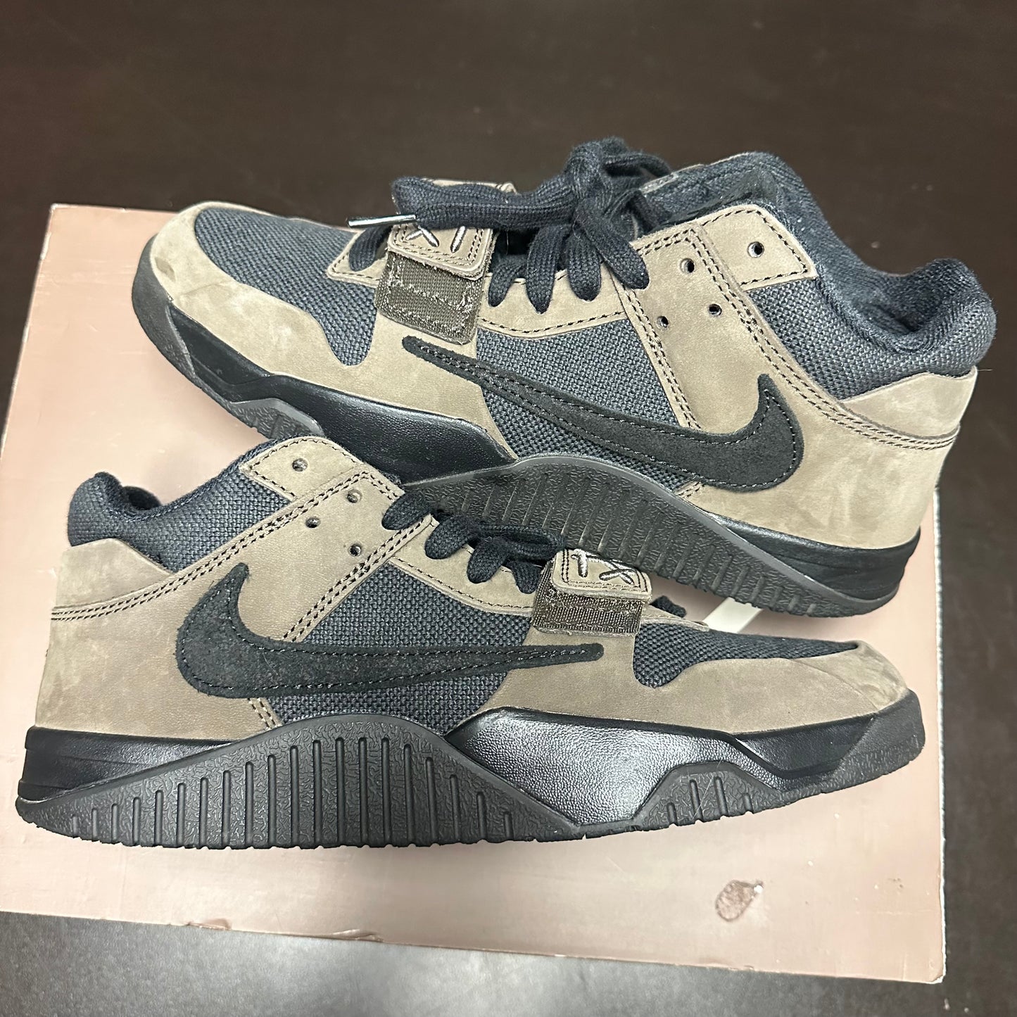 Jordan Jumpman Jack Travis Scott Dark Mocha (Pre-Owned) (9) *DAMAGED BOX*