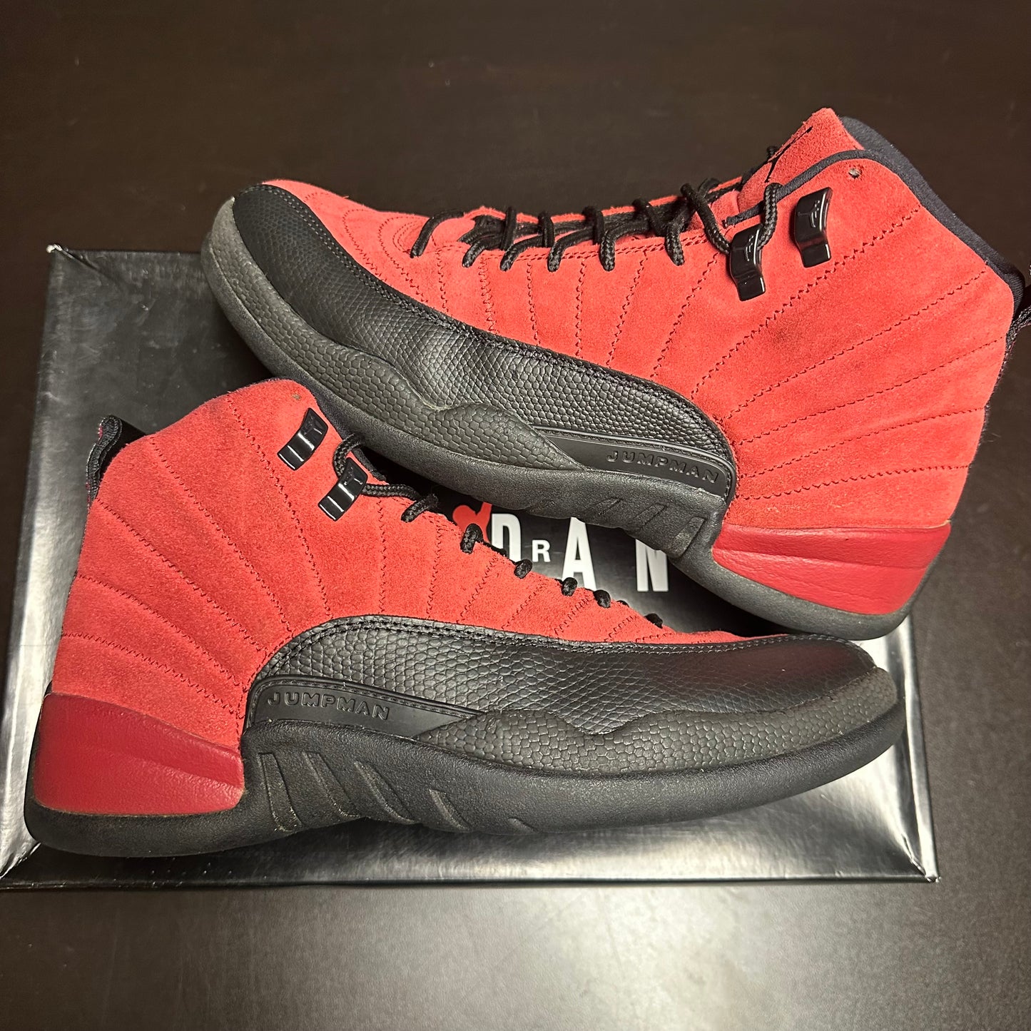 Jordan 12 Retro Reverse Flu Game (Pre-Owned) (9.5) *REPLACEMENT BOX*