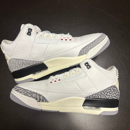 Jordan 3 Retro White Cement Reimagined (Pre-Owned) (11) *NO BOX*