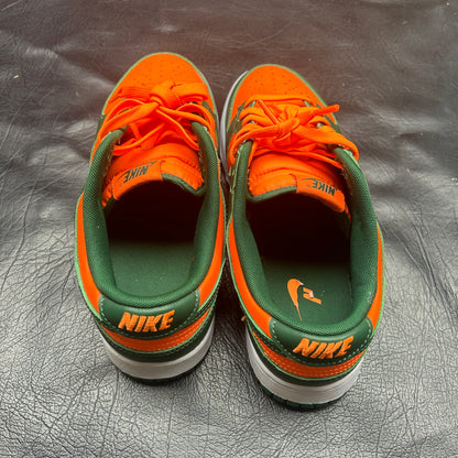 Nike Dunk Low Miami Hurricanes (Pre-Owned) Size 9